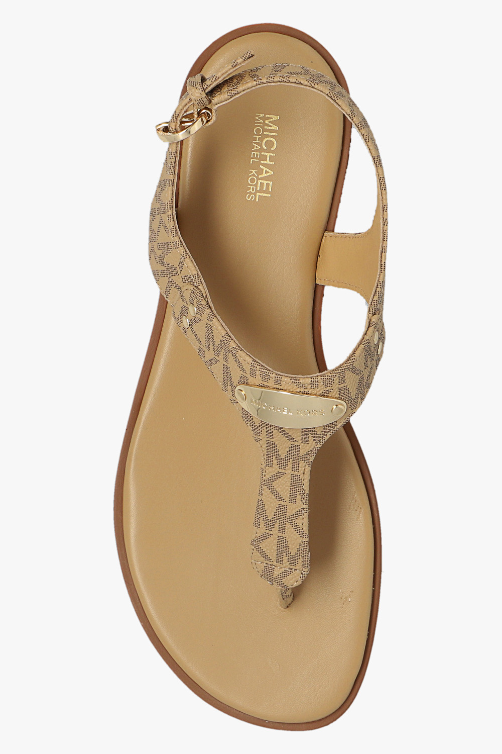 Beige MK Plate sandals Michael Michael Kors Vitkac Italy